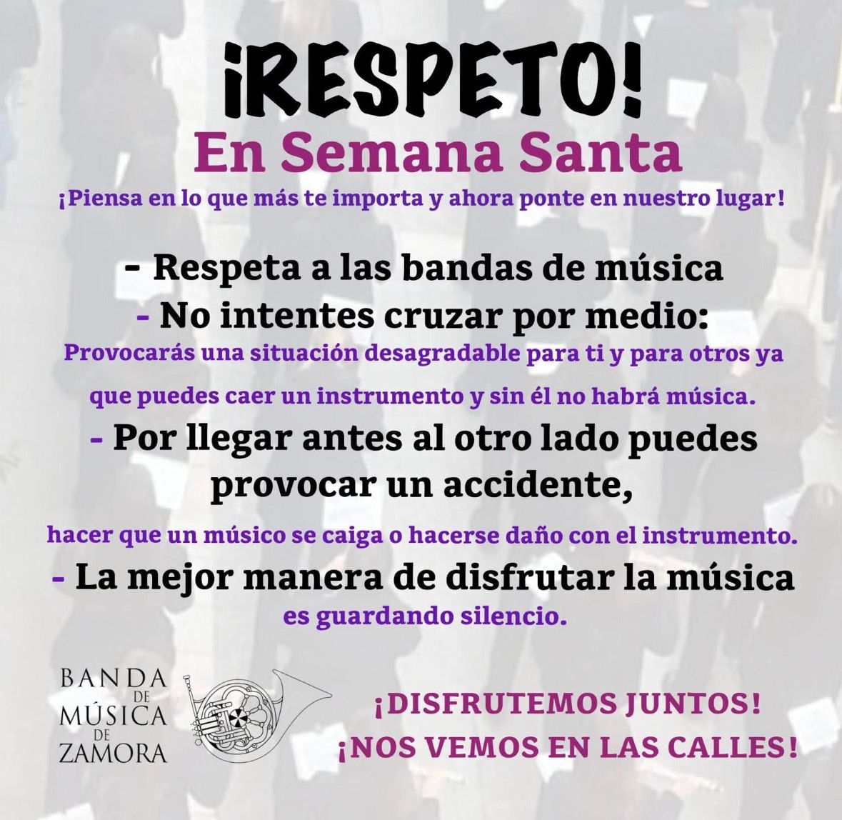 RESPETO EN SEMANA SANTA